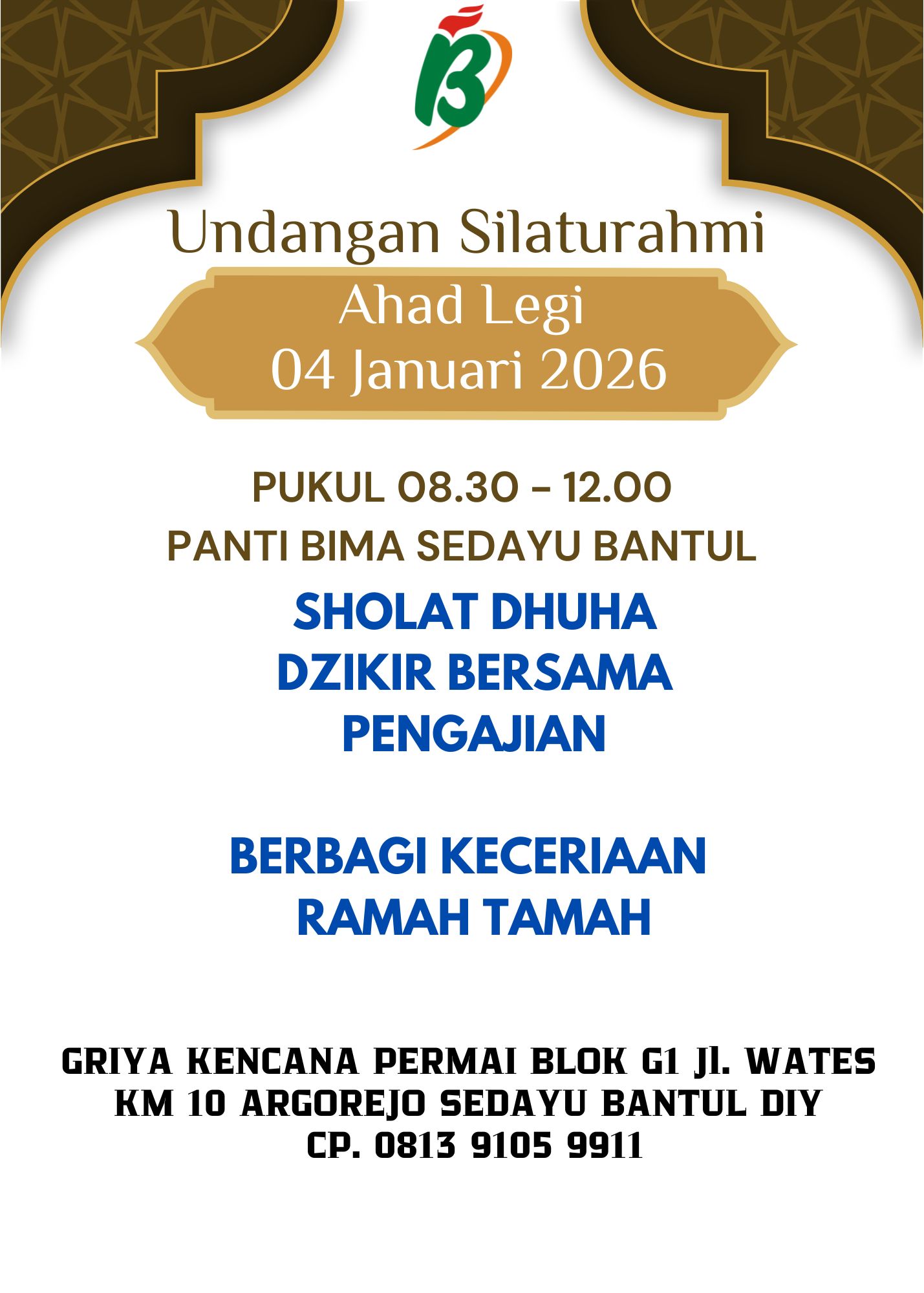 AHAD LEGI BIMA JANUARI 2026