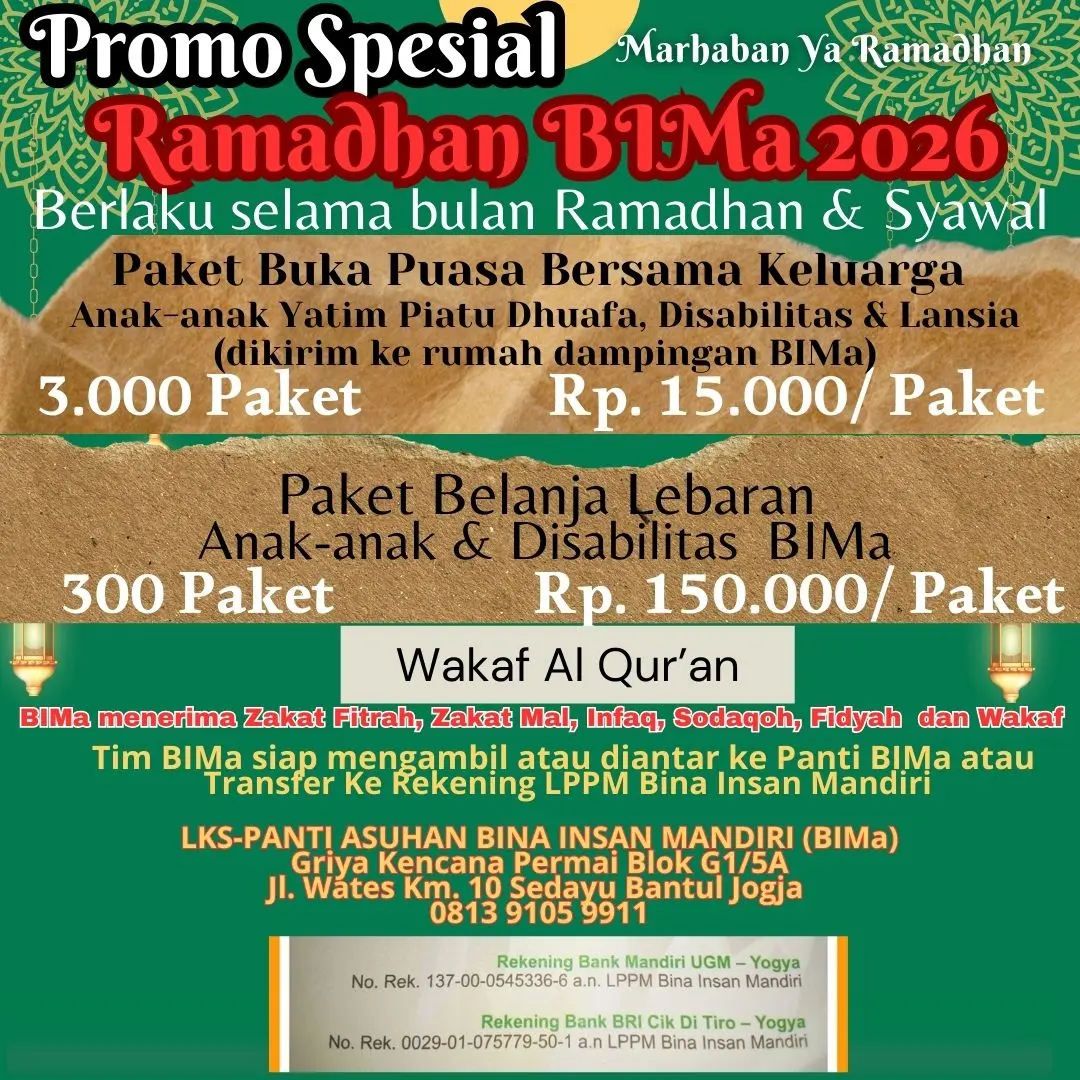 Panti BIMa Gelar Buka Bersama Disabilitas dan Lansia Selama Ramadhan 2026